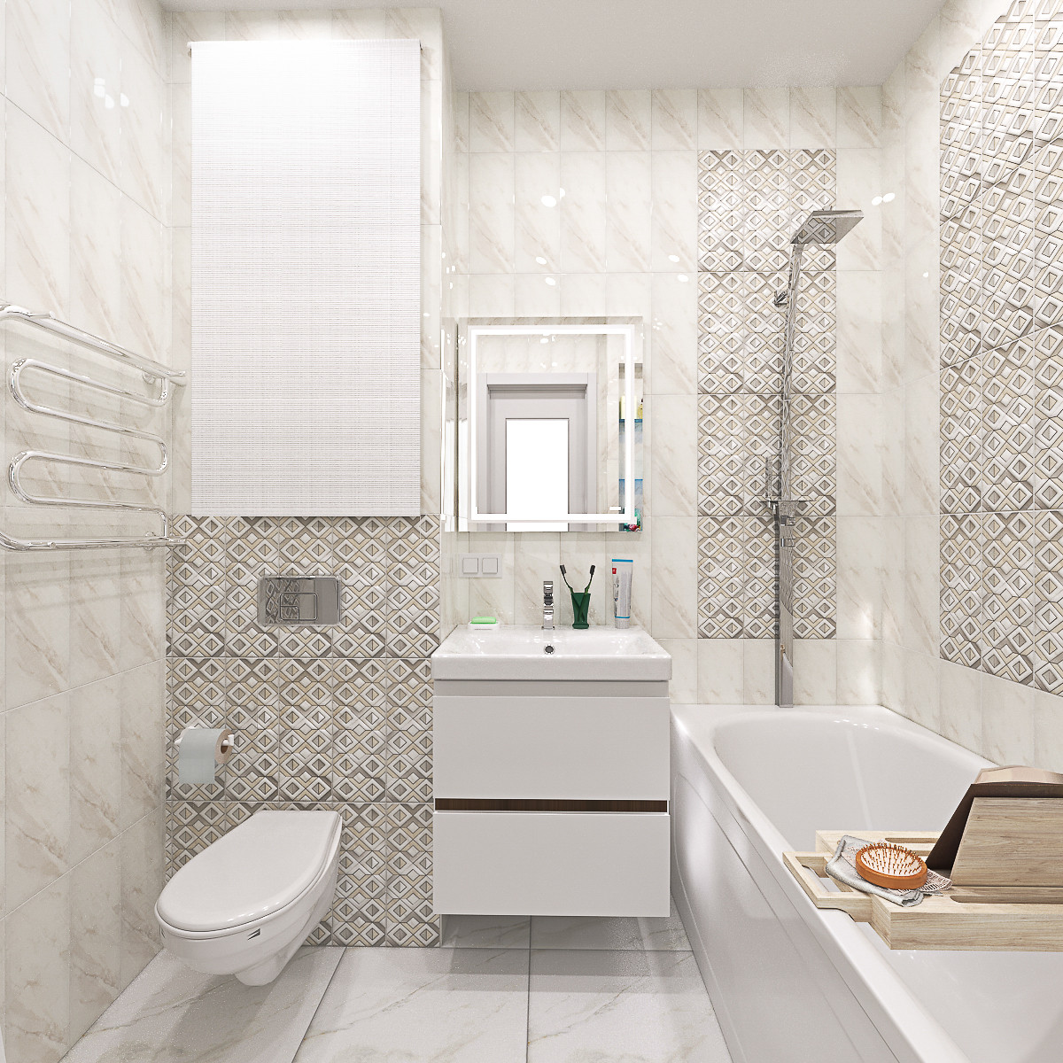 визуализация ванной