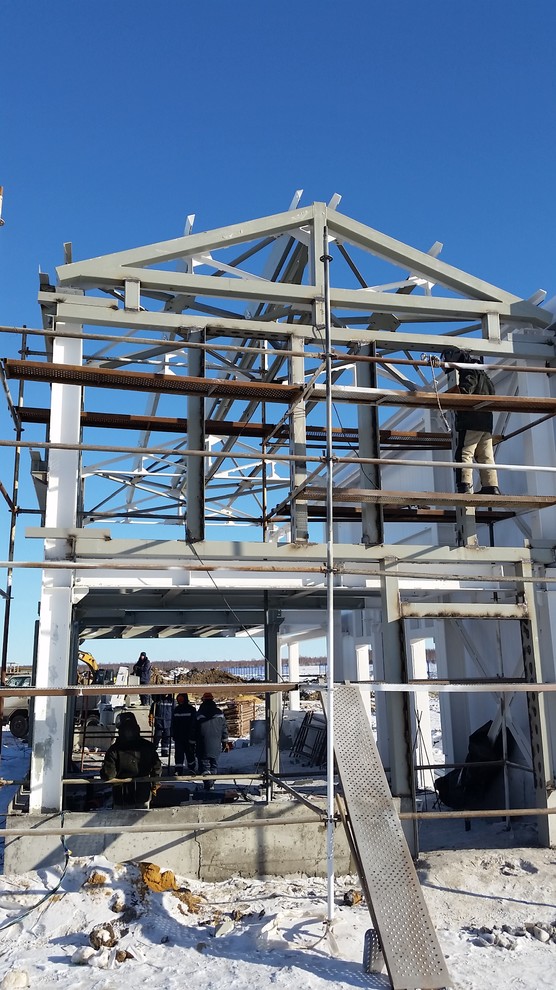 Строительство комплекса производственных зданий на территории завода