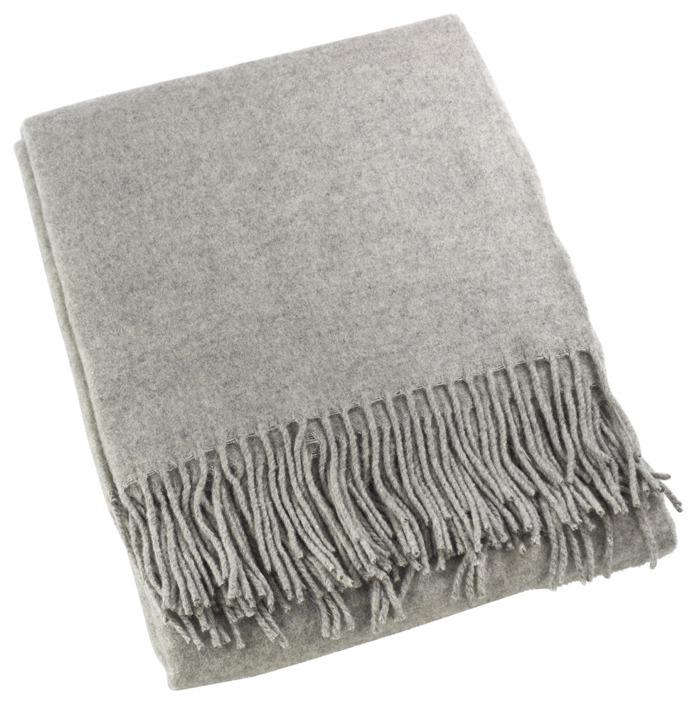 Sevan Collection Classic Design Wool Blend Throw Blanket