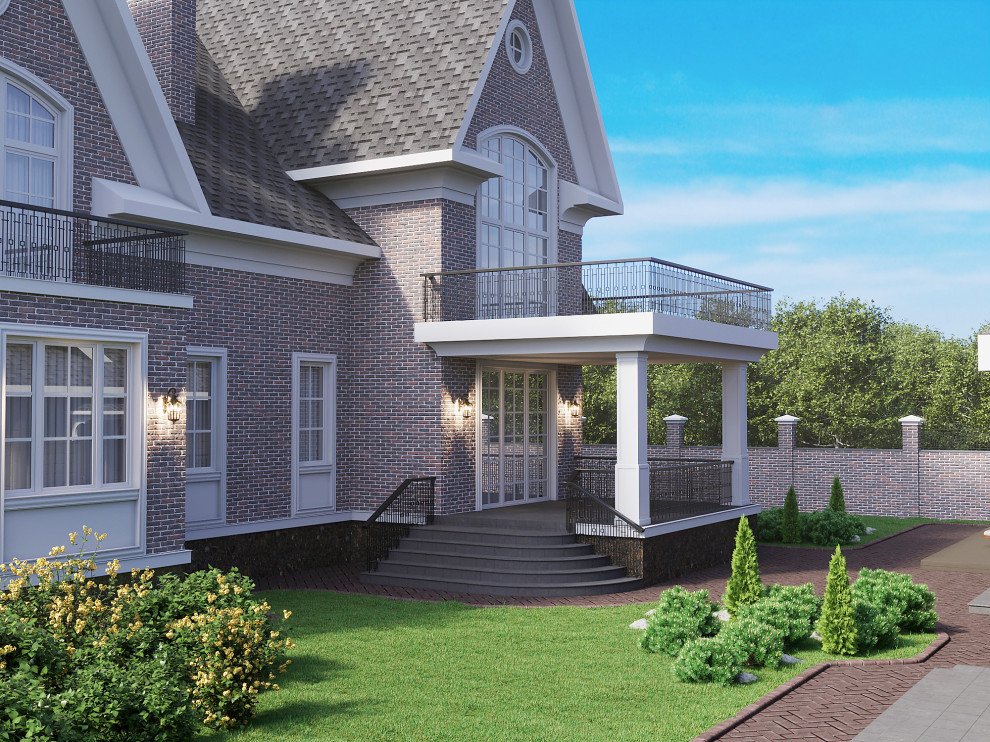 Проект дома со вторым светом 400 кв.м