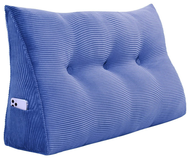 Wedge Pillow Headboard Cushion Jean, Wedge Pillow Headboard Cushion
