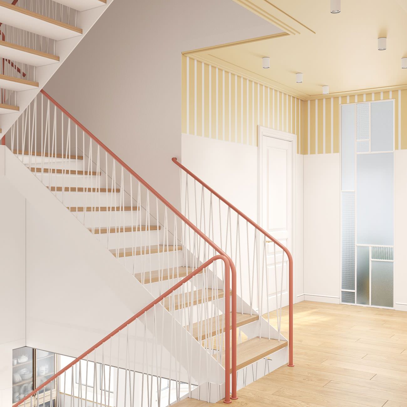 Дизайн интерьера двухуровневой квартиры в г. Раменское