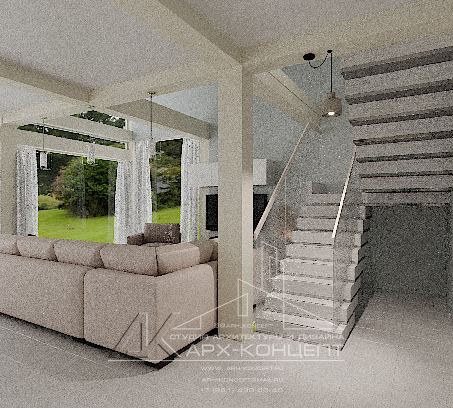 Дом- Фахверк, интерьеры в современном скандинавском стиле