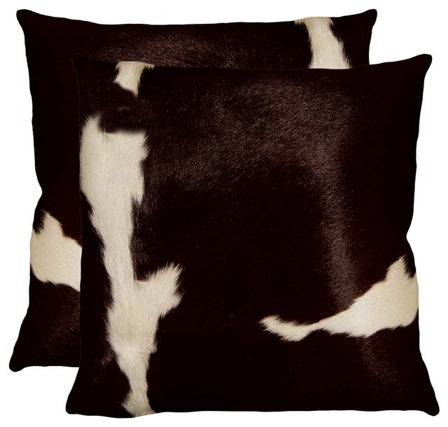 cowhide pillows