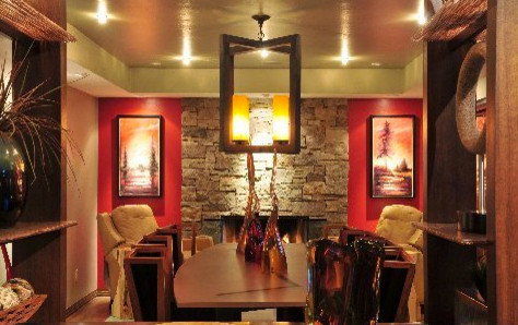 Home design - transitional home design idea in Denver