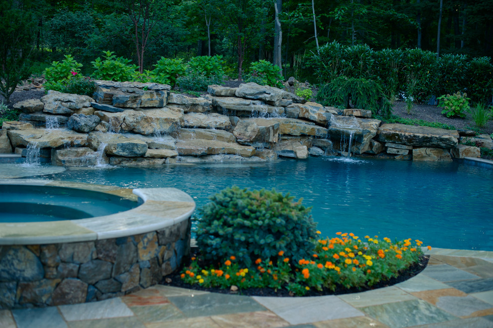 Design ideas for a country pool in New York.