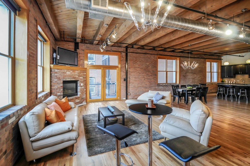 Spacious Loft Remodel - Craftsman - Living Room - Denver - by Truss ...