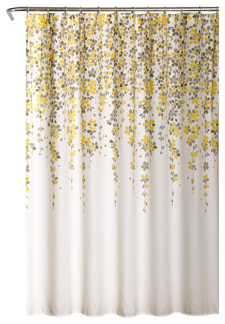 Weeping Flower 72 X72 Shower Curtain Contemporary Shower