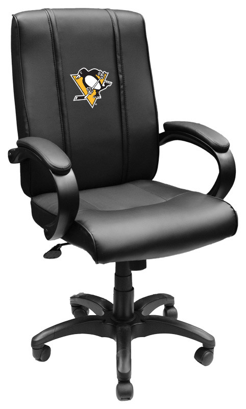 Pittsburgh Penguins Executive Desk Chair Black