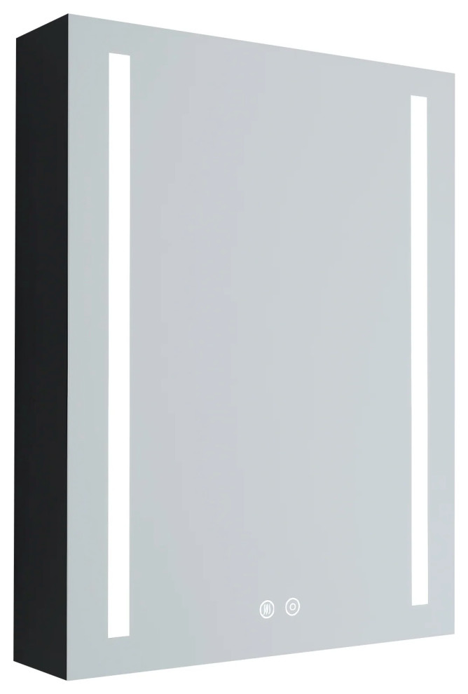 Surface Mount Bath Medicine Cabinet, Mirror and Shelves, 20" - Modern - Medicine Cabinets - by ...