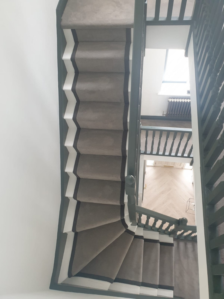 Modern Victorian Townhouse Staircase