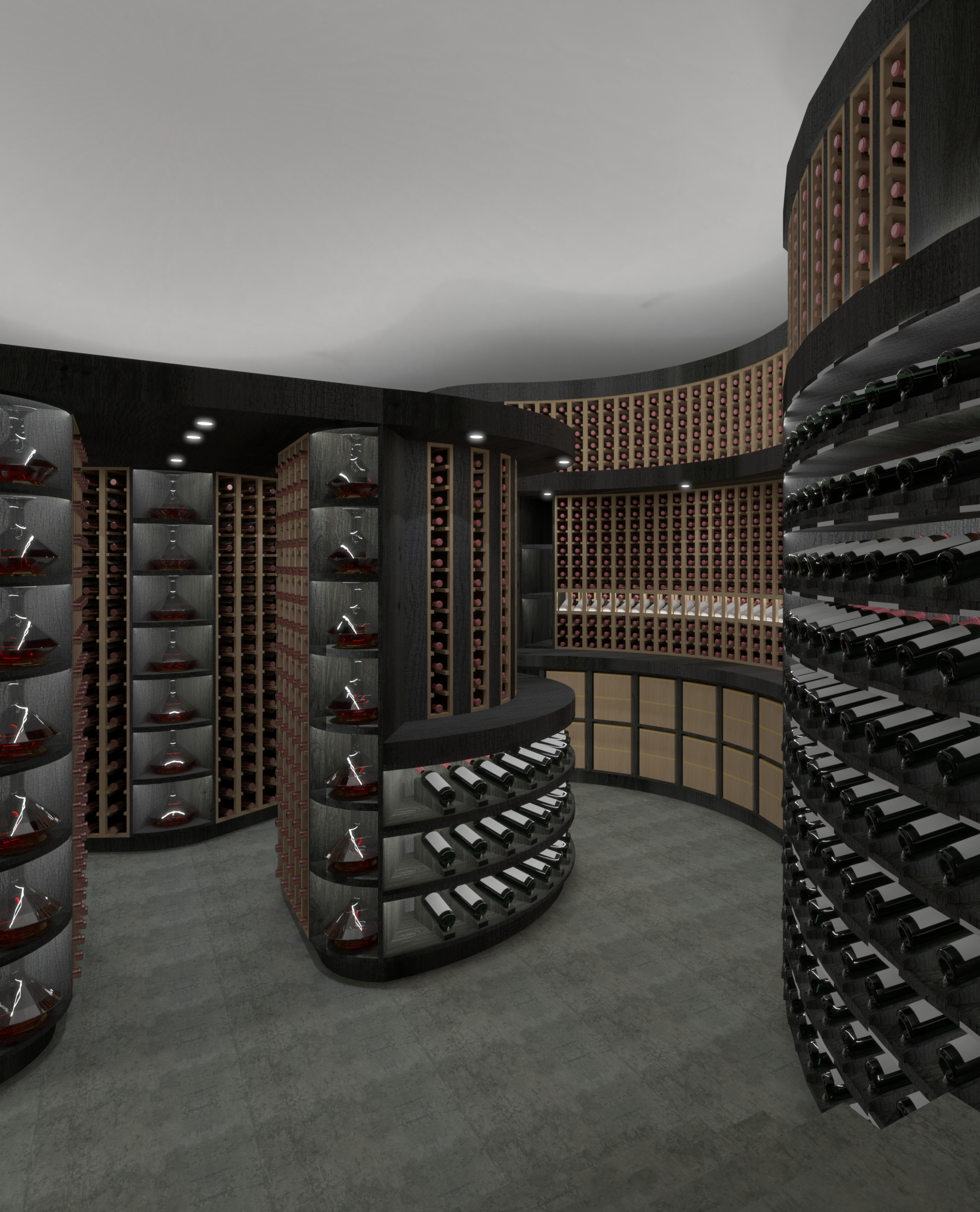 Circular Wine Cellar