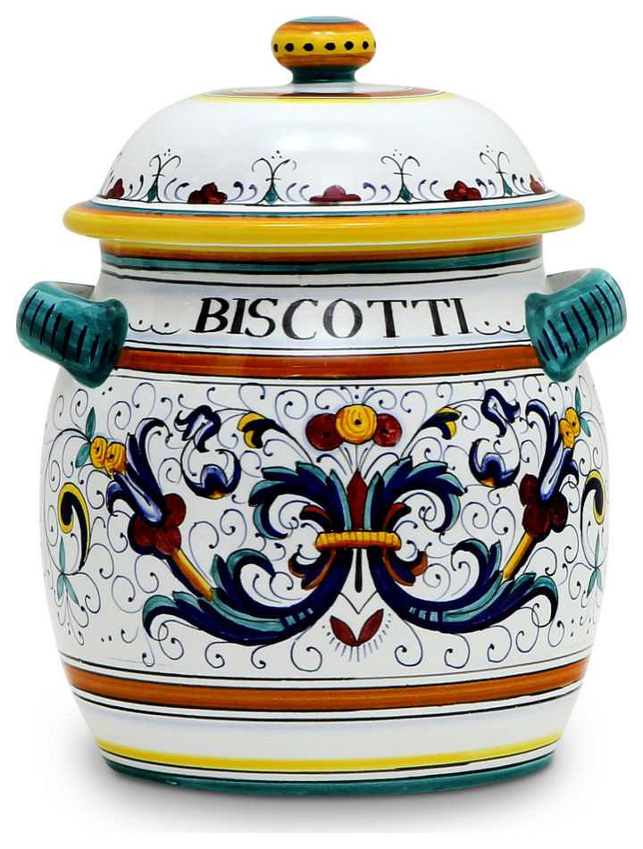 Ricco Deruta, Traditional Biscotti Jar