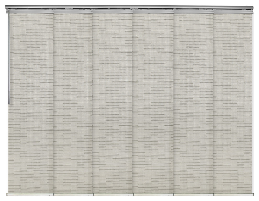 Eliana 6-Panel Track Extendable Vertical Blinds 98-130"W