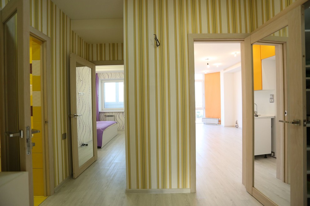 Реализация квартиры на Мичуринском в стиле минимализм. 45м2. 2016