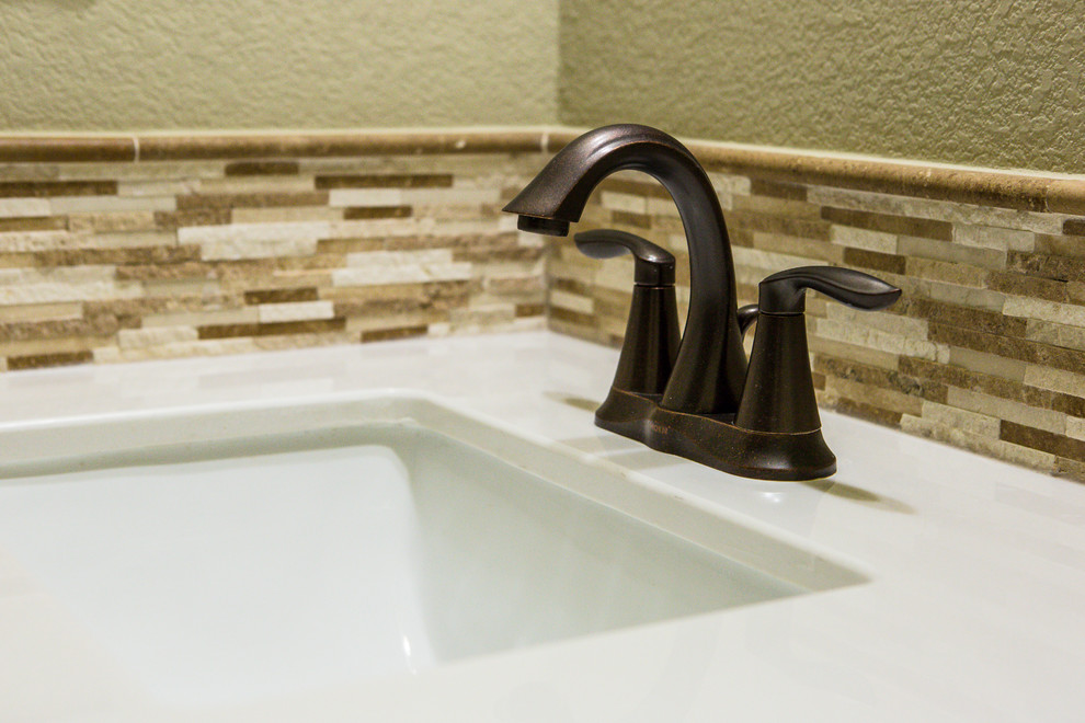 Inspiration for a transitional bathroom remodel in Austin