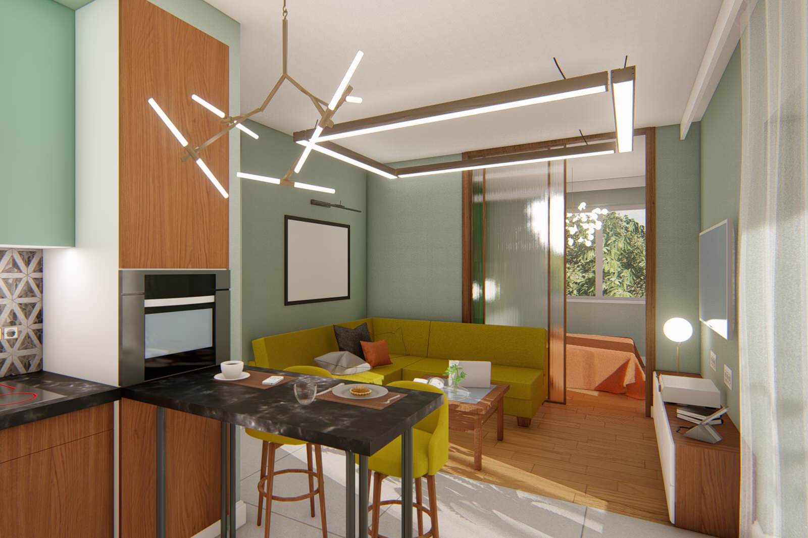 ЖК "Новый центр", 90 кв. м