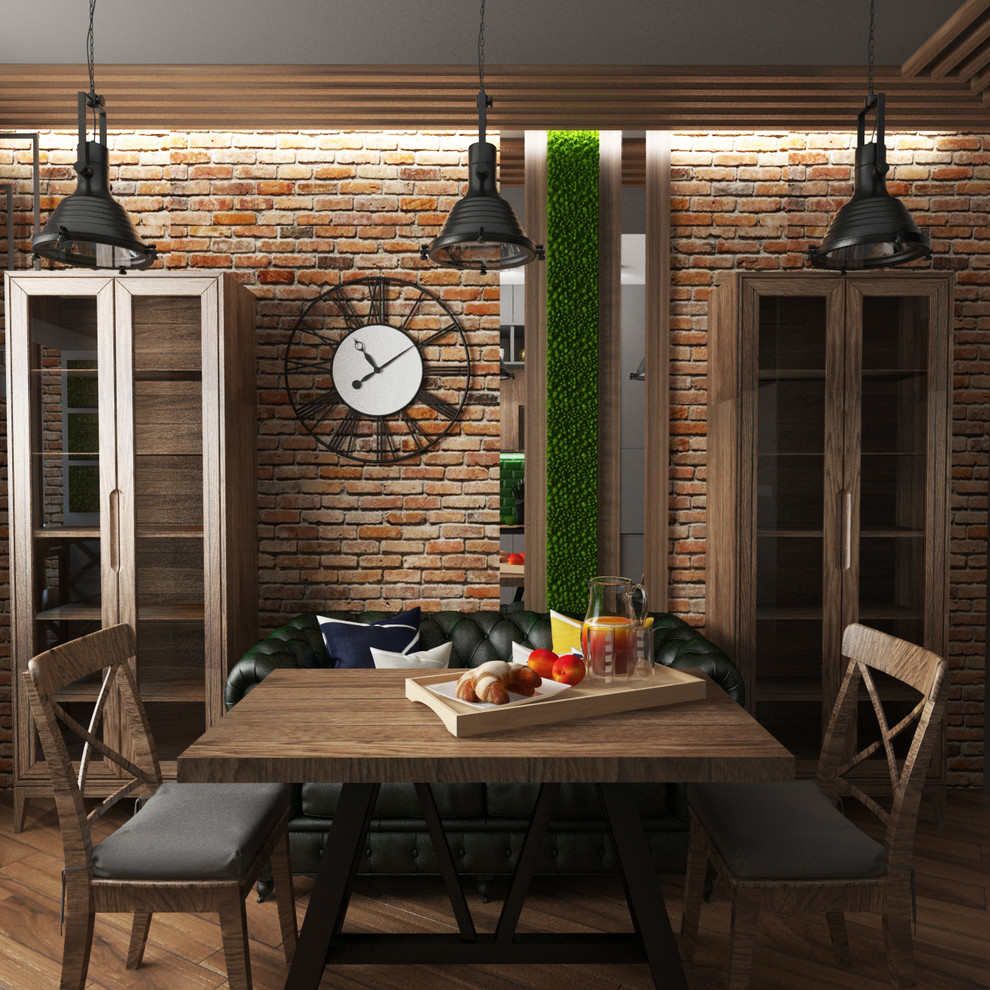 Кухня в стиле лофт ул. Молодежная (г. Новороссийск)