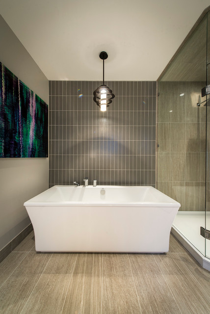 Downsizing in Style contemporary-bathroom