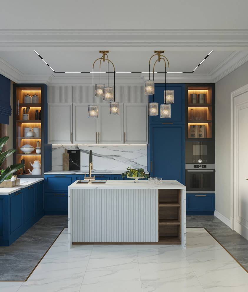 Загородный двухэтажный дом