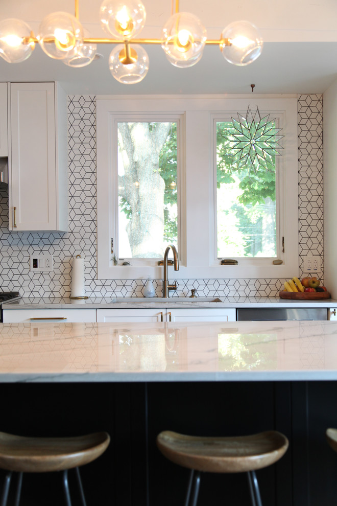 Midcentury kitchen.