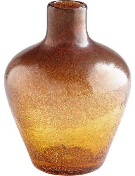 Cyan Lighting Lapalux - 11.75" Large Vase, Tortoise Finish