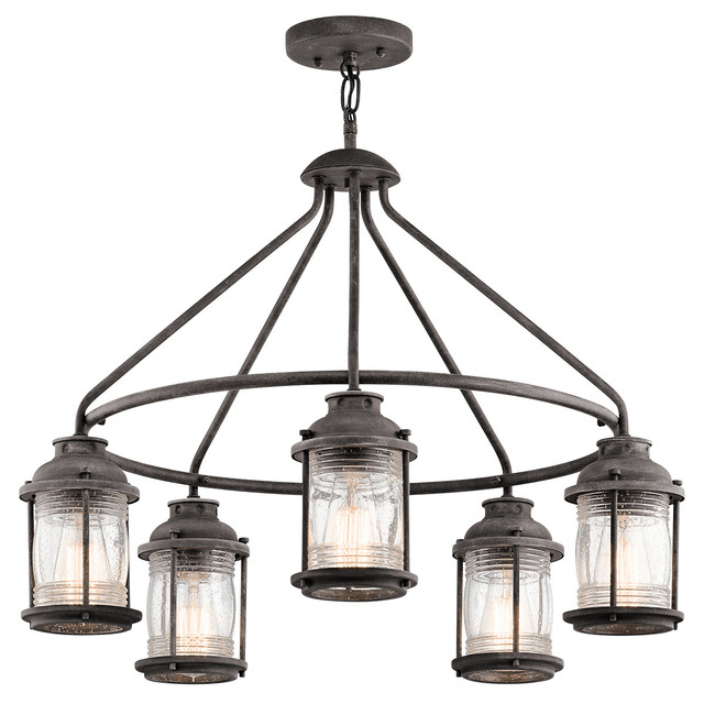 Outdoor Chandelier 5 Light Beach Style Chandeliers By Buildcom Outdoor Chandelier 5 Light Beach