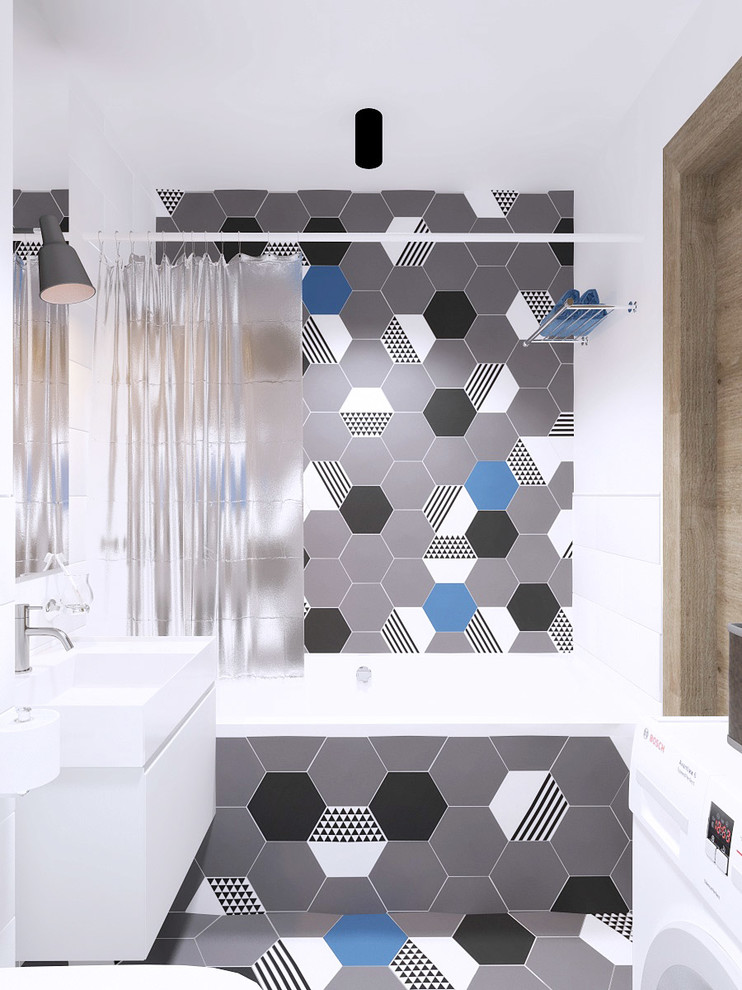 в облаках...