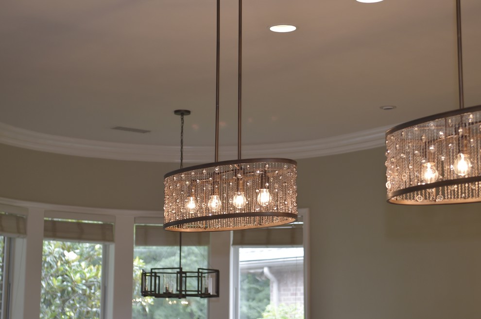 Inspiration for a transitional home design remodel in Dallas