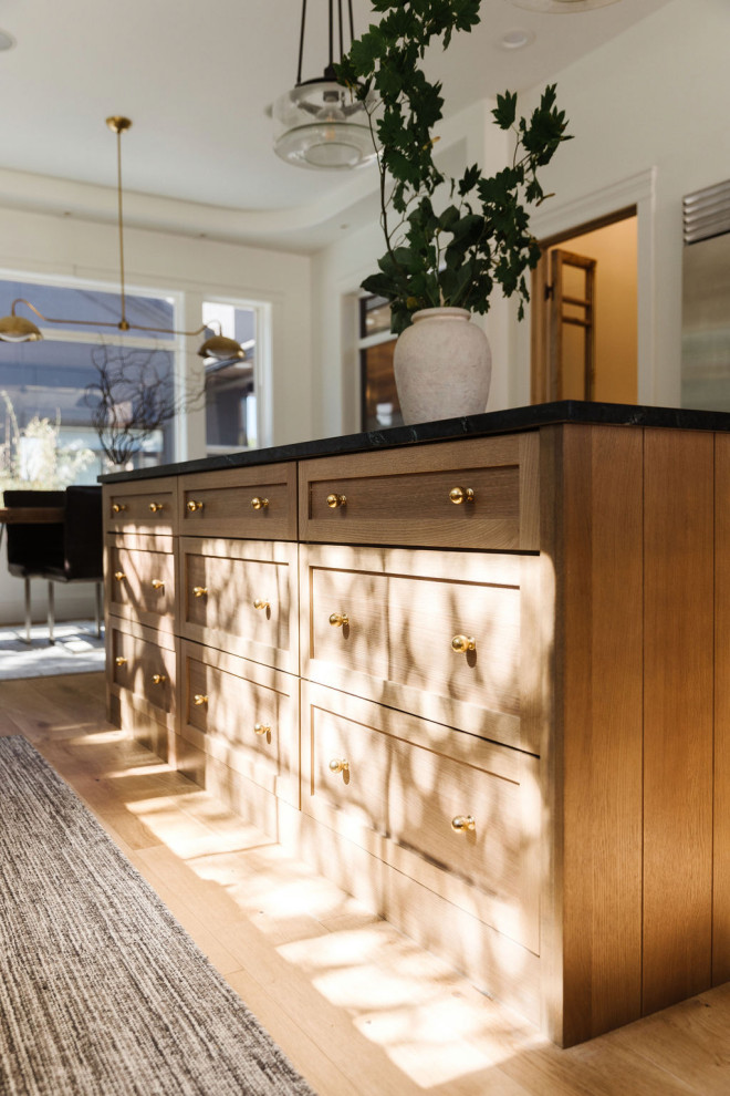 Inspiration for a transitional kitchen remodel in Seattle