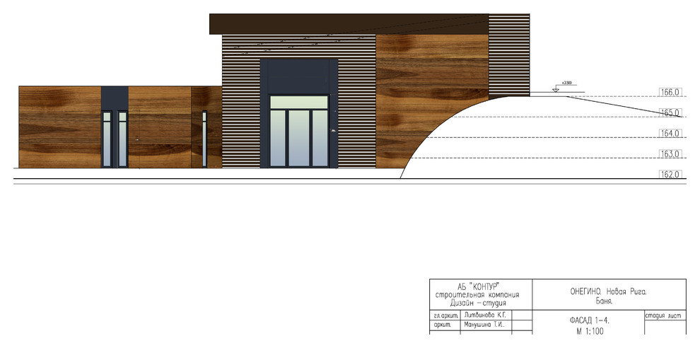 Частный дом-баня на Новой Риге