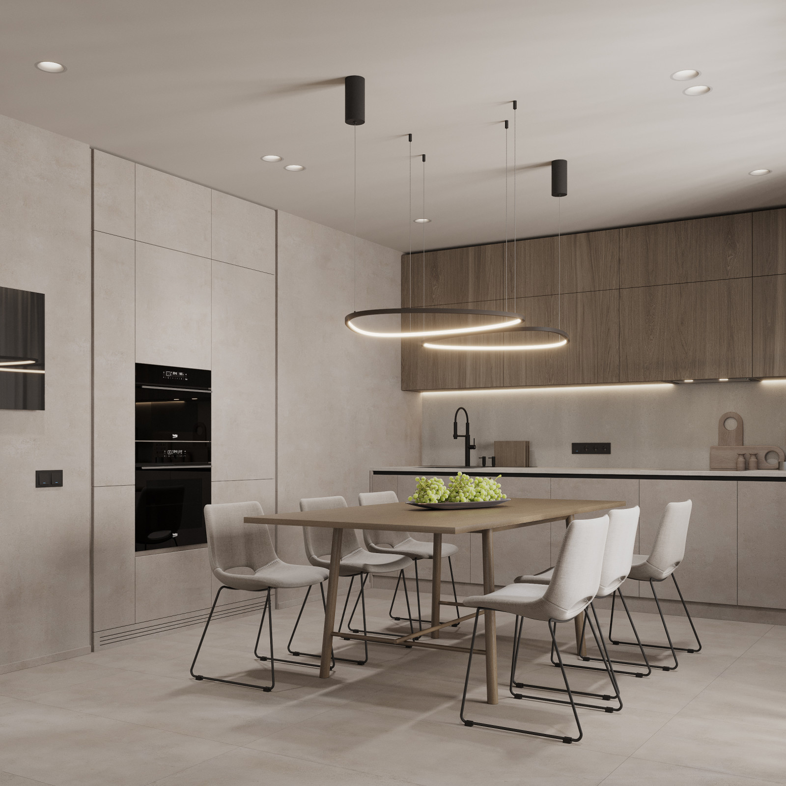 Дизайн квартиры 140м² в Красноярске, ЖК "Александровский"