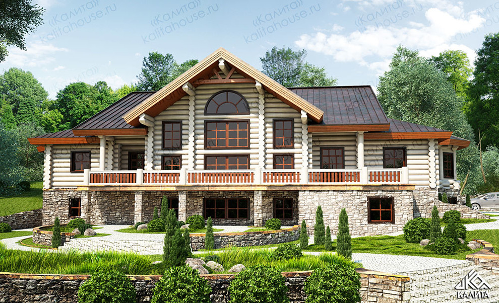 Проект дома с цокольным этажом «Лион»