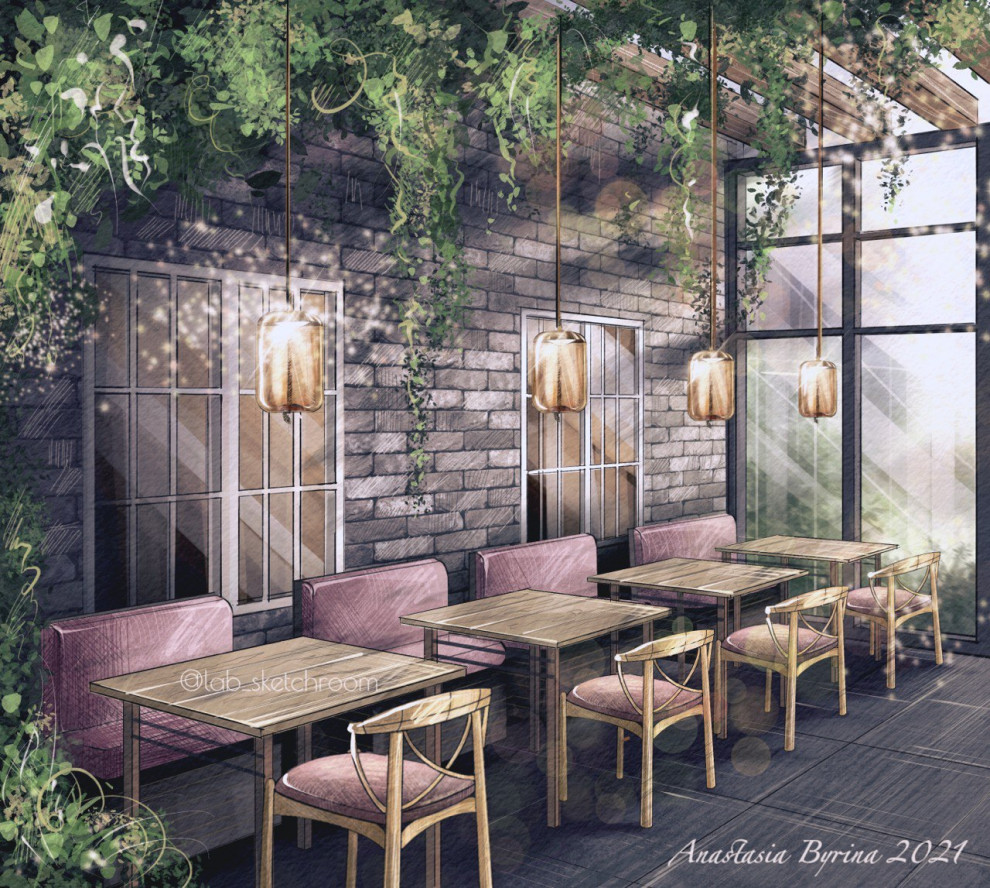 Интерьерный скетчинг