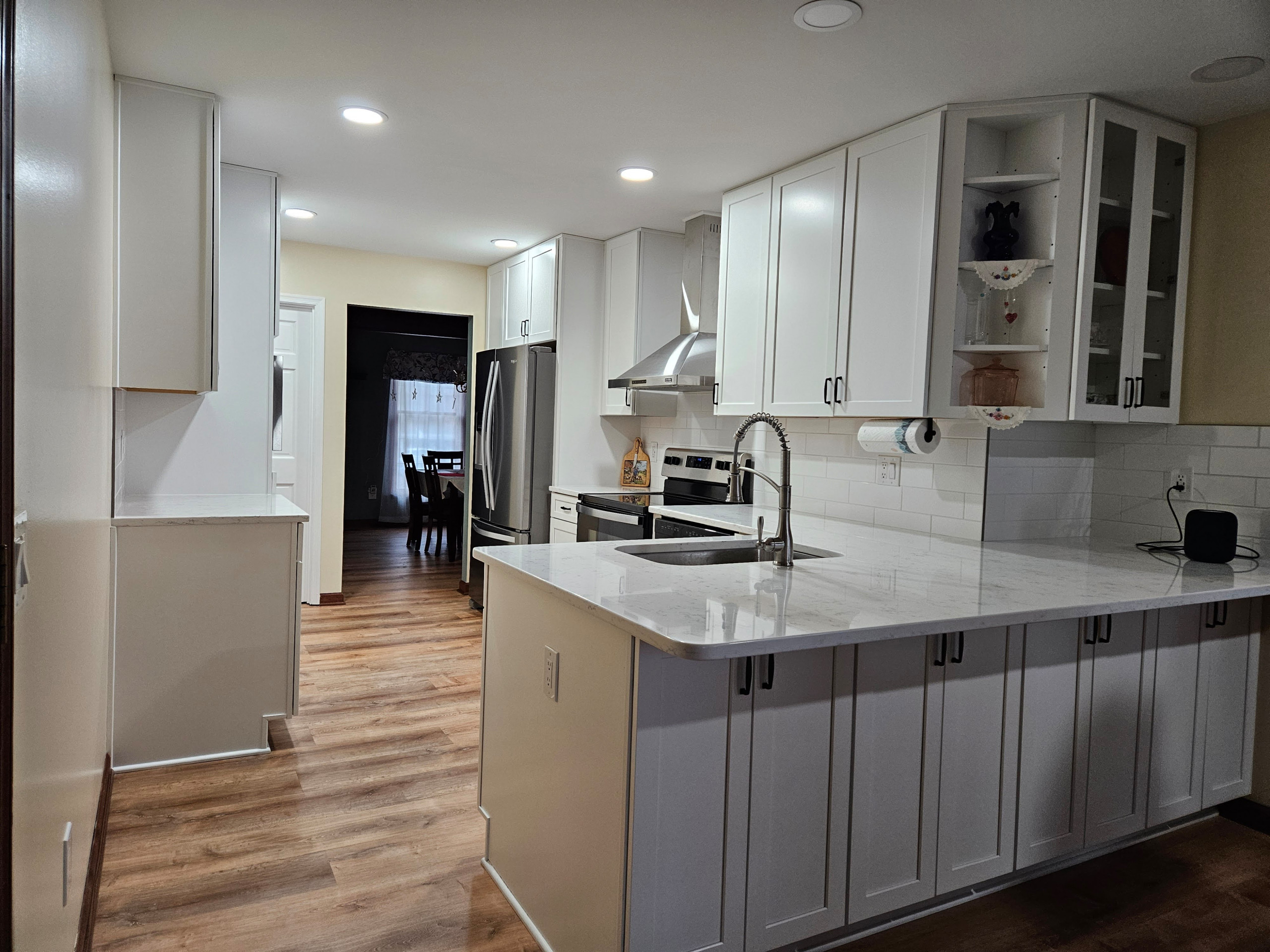 White Modern Kitchen Update