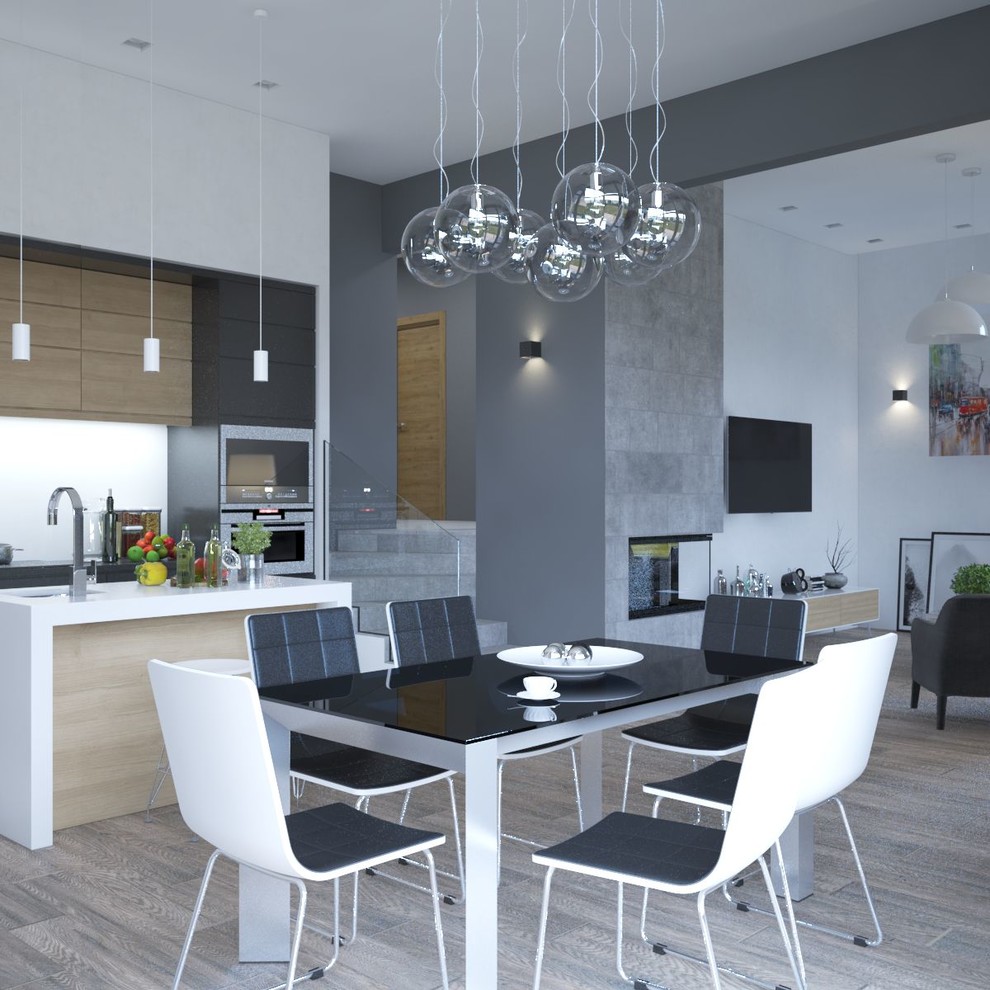 Гостиная в загородном доме