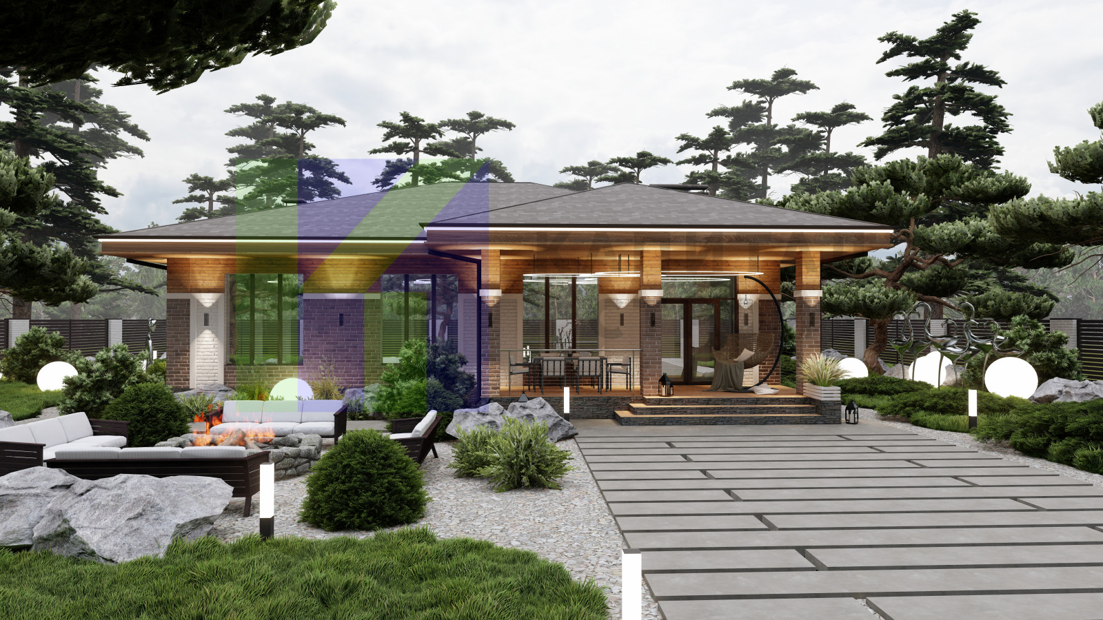 Загородный дом КС5-124м