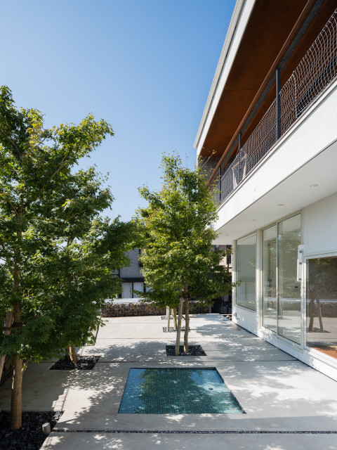 暮らしを奏でる家 minimalistisch-garten