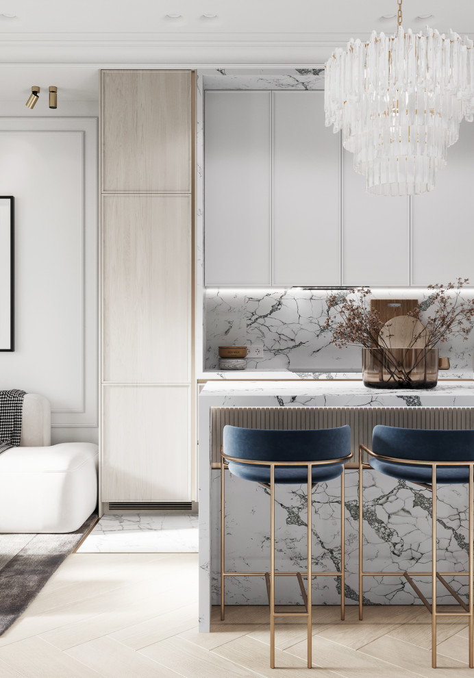 Однокомнатная квартира в стиле современной классики