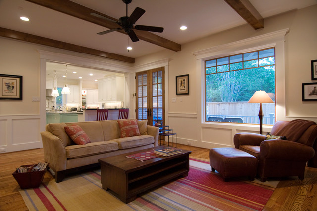 Cape Cod meets Craftsman traditional-games-room