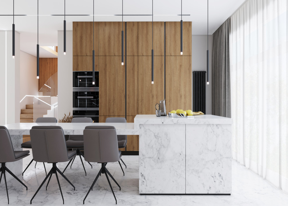 Загородный дом в стиле минимализм