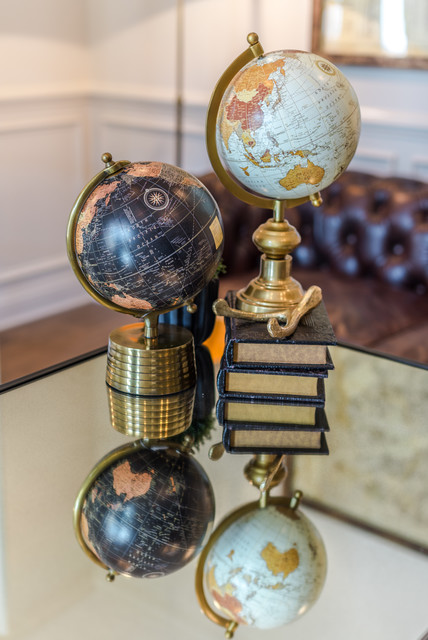 The Hampton Model Home Study Decor transitional