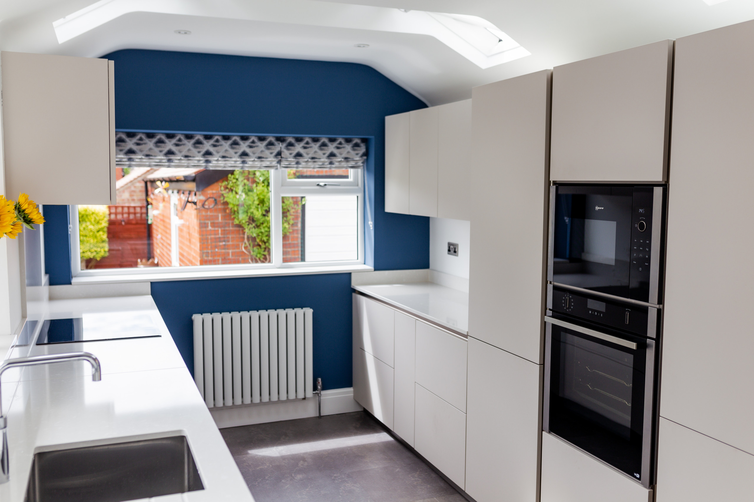 Adding natural light to a kitchen with roof windows