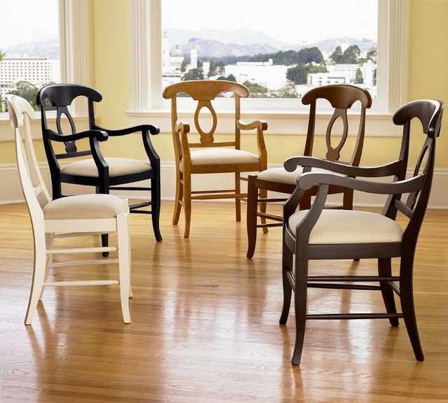 Napoleon Dining Chair Pottery Barn Top, Napoleon Dining Chairs With Arms