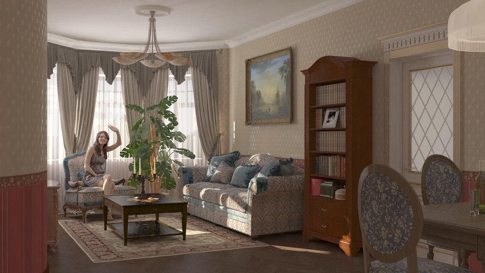 трешка из двушки 78 м2