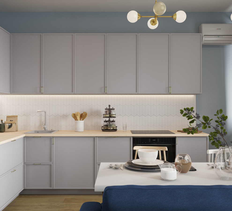 Уютная квартира для молодой семьи в скандинавском стиле