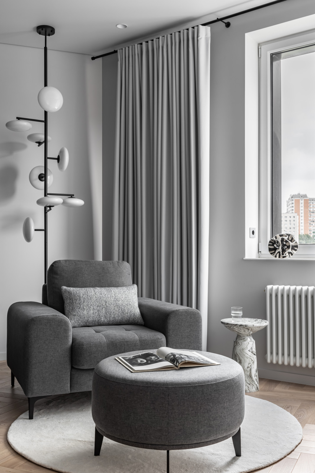 Интерьер для себя: однокомнатная квартира со спальней и мини-гостиной