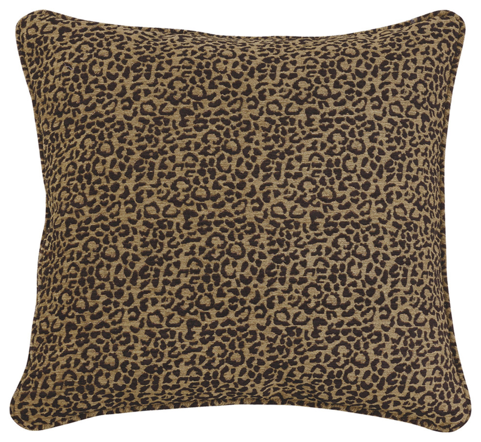 Leopard Euro Sham Contemporary Pillowcases And Shams by HiEnd