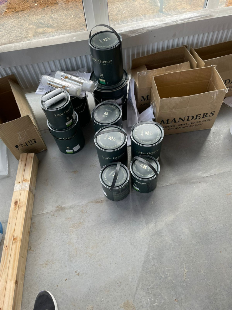 Ход стройки. Усадьба Шарапово. Дом.