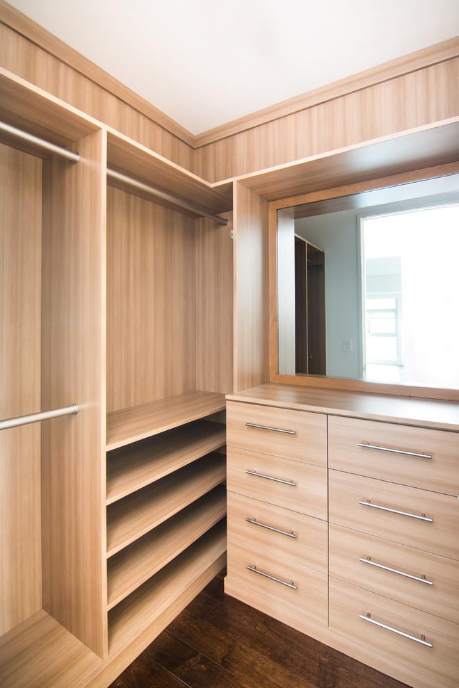 This is an example of a contemporary storage and wardrobe in Los Angeles.